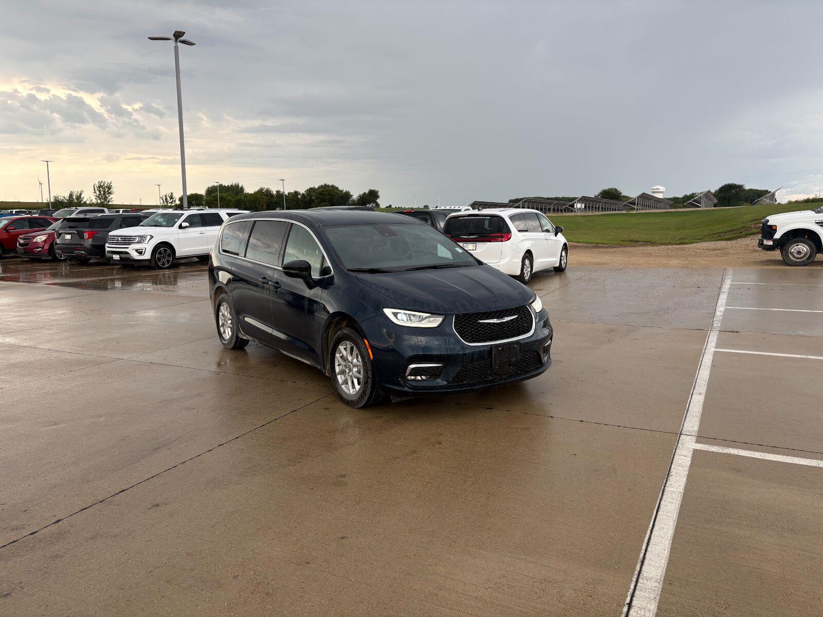 Used 2024 Fathom Blue Pearlcoat Chrysler Touring image 3