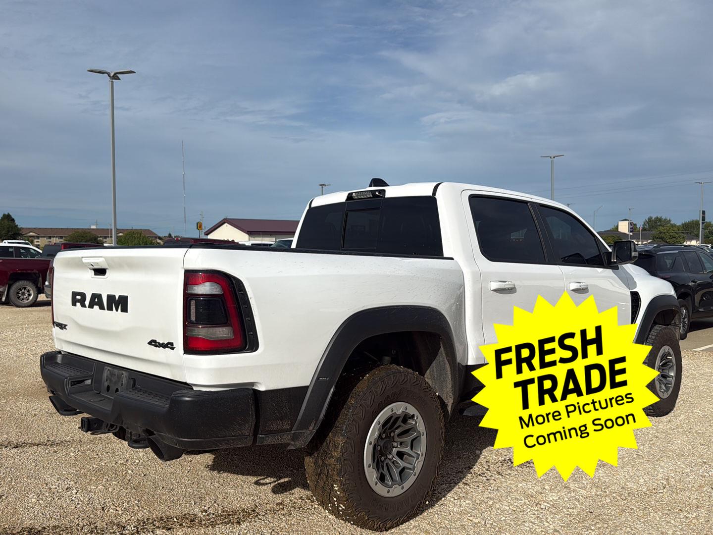 Used 2021 Bright White Clearcoat Ram TRX image 7
