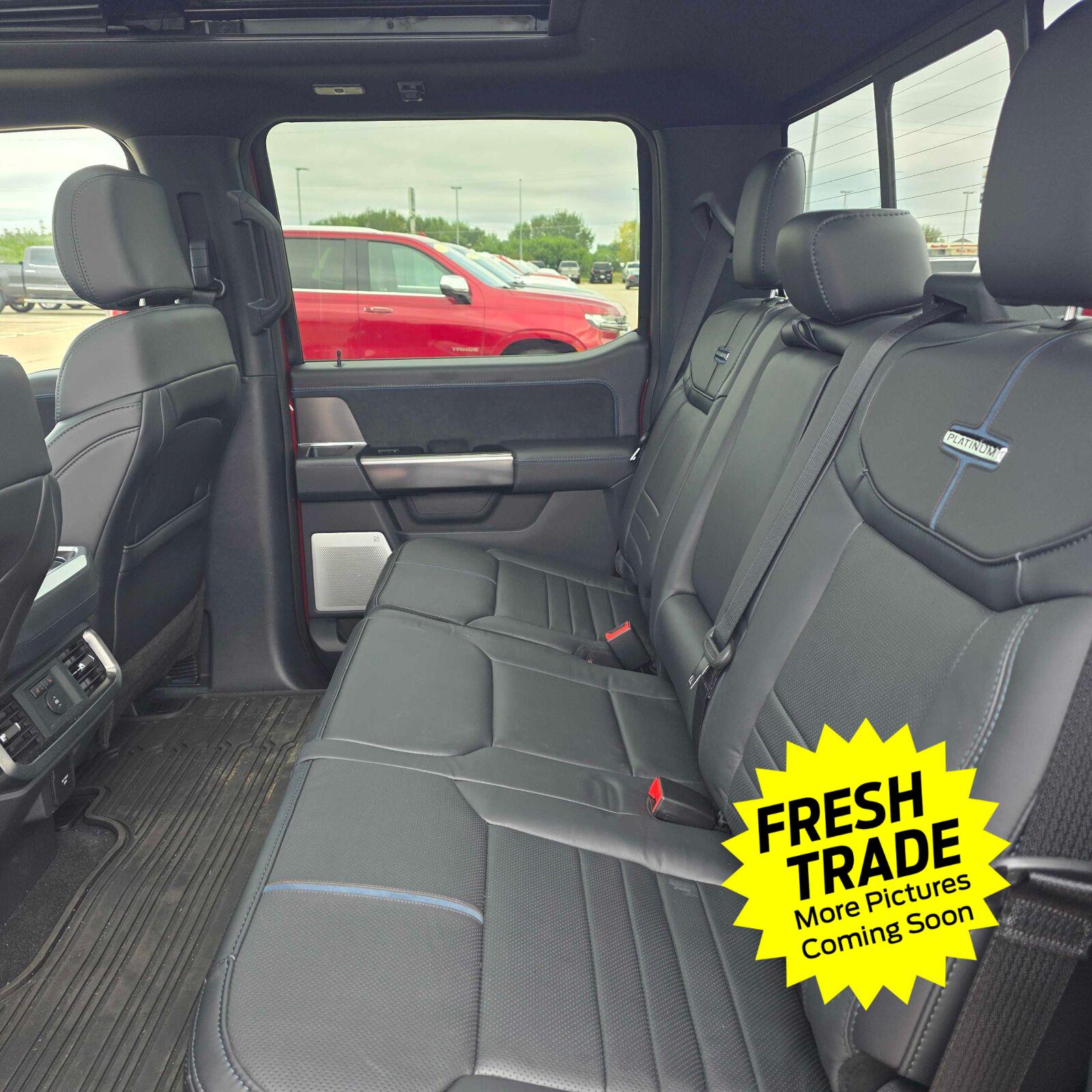 Used 2025 Rapid Red Metallic Tinted Clearcoat Ford Platinum image 5