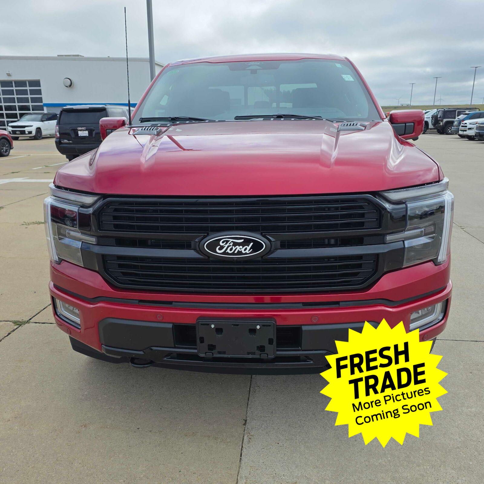 Used 2025 Rapid Red Metallic Tinted Clearcoat Ford Platinum image 7