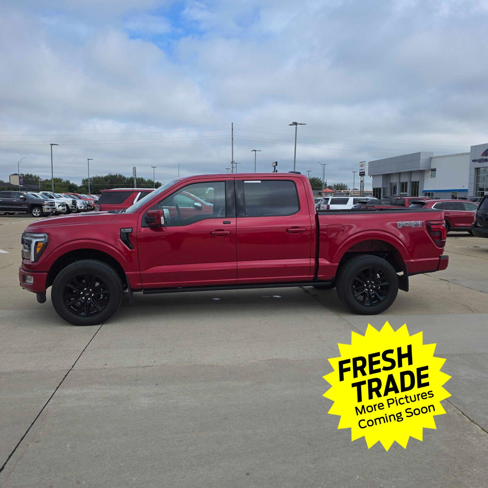 Used 2025 Rapid Red Metallic Tinted Clearcoat Ford Platinum image 9