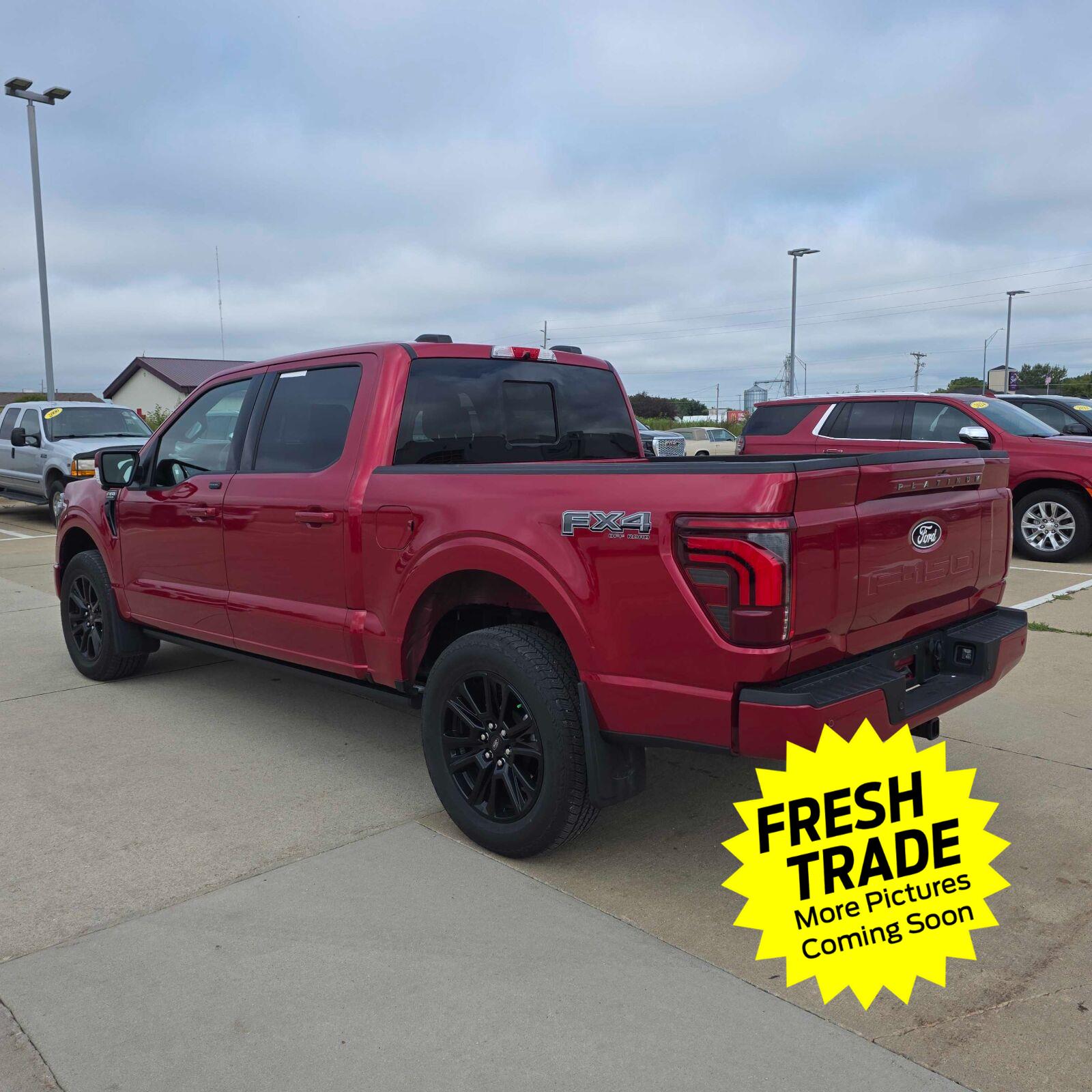 Used 2025 Rapid Red Metallic Tinted Clearcoat Ford Platinum image 10