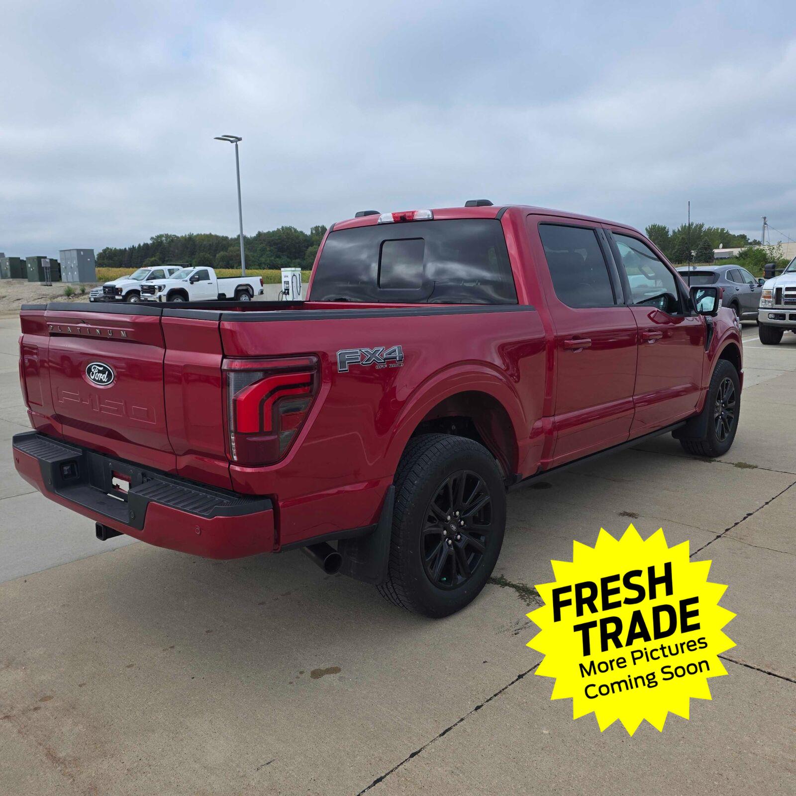 Used 2025 Rapid Red Metallic Tinted Clearcoat Ford Platinum image 12