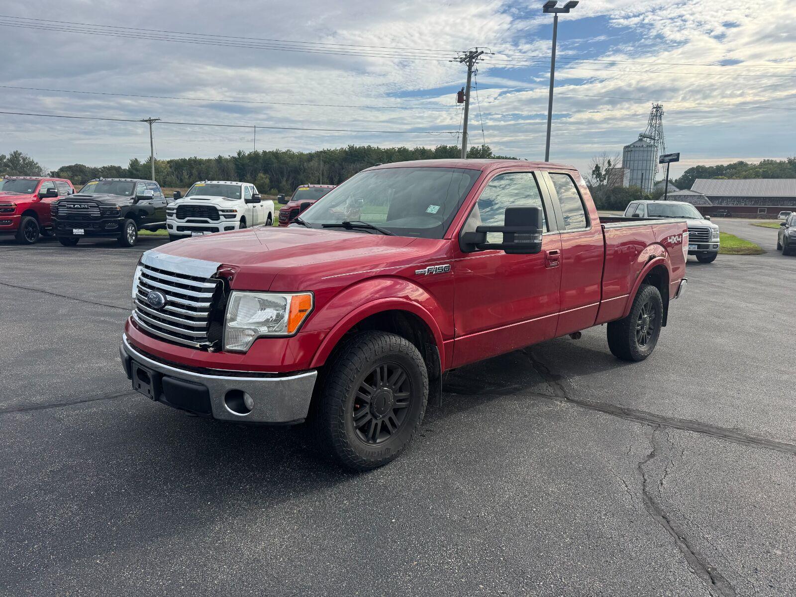 Red Candy Metallic Tinted Clearcoat 2010 Ford F-150 Pickup Truck Four-Wheel Drive Automatic