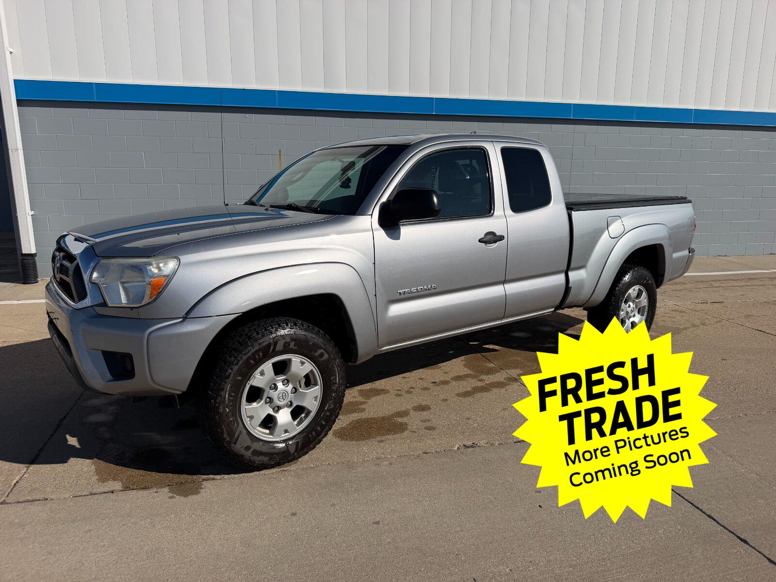 Silver Sky Metallic 2014 Toyota Tacoma Pickup Truck Four-Wheel Drive Automatic
