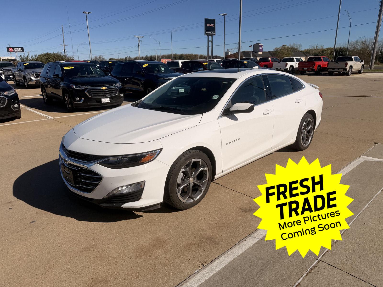 Summit White 2024 Chevrolet Malibu Sedan Front-Wheel Drive Continuously Variable Transmission