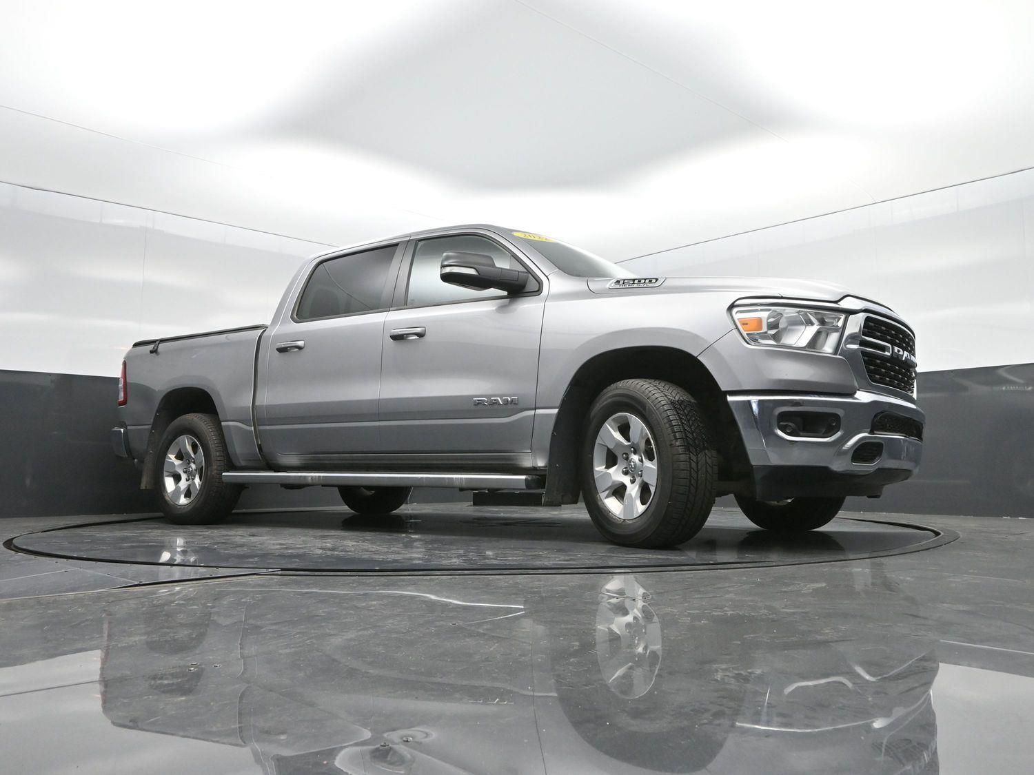 Used 2022 Billet Silver Metallic Clearcoat Ram Big Horn image 34