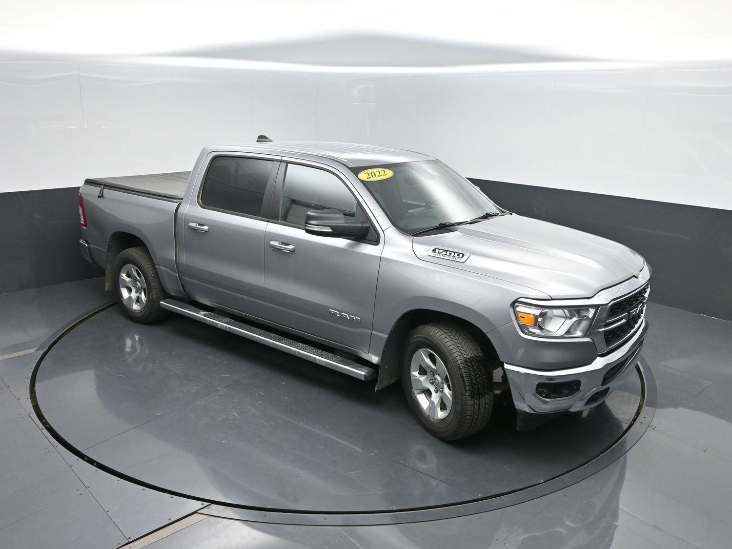 Used 2022 Billet Silver Metallic Clearcoat Ram Big Horn image 38