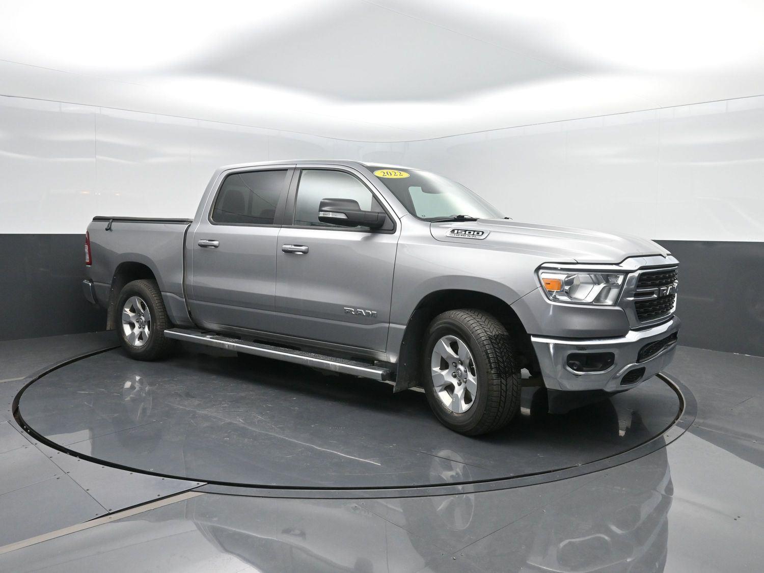 Used 2022 Billet Silver Metallic Clearcoat Ram Big Horn image 4