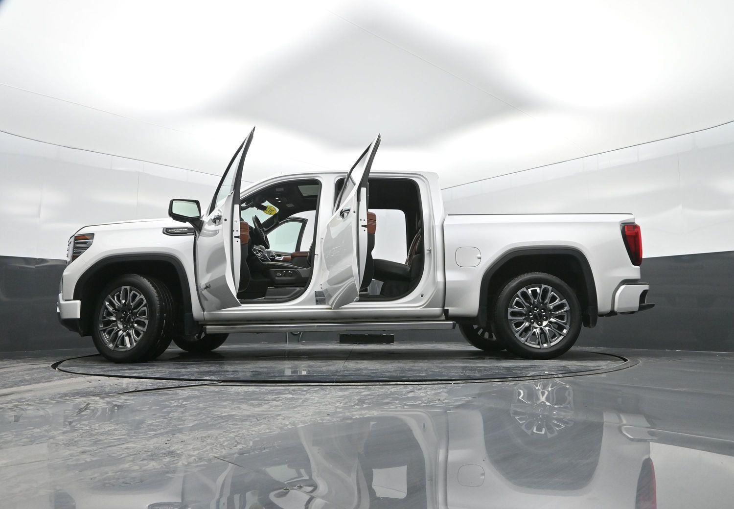 Used 2024 White Frost Tricoat GMC Denali Ultimate image 55