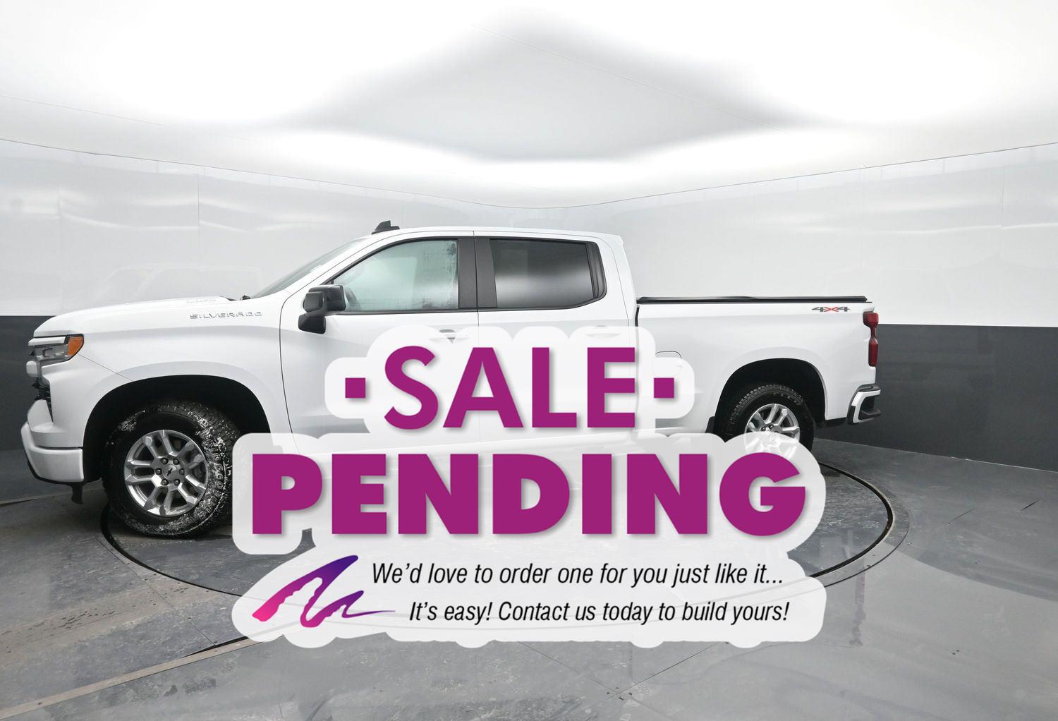 Summit White 2025 Chevrolet Silverado 1500 Pickup Truck Four-Wheel Drive Automatic