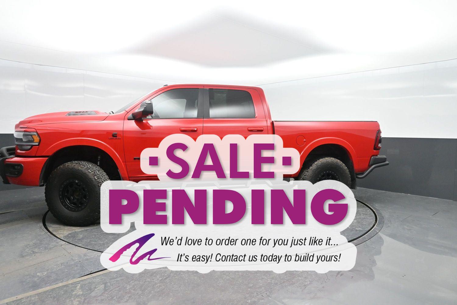 Flame Red Clearcoat 2021 RAM 2500 Laramie Crew Cab 4WD Pickup Truck Four-Wheel Drive 6-Speed Automatic