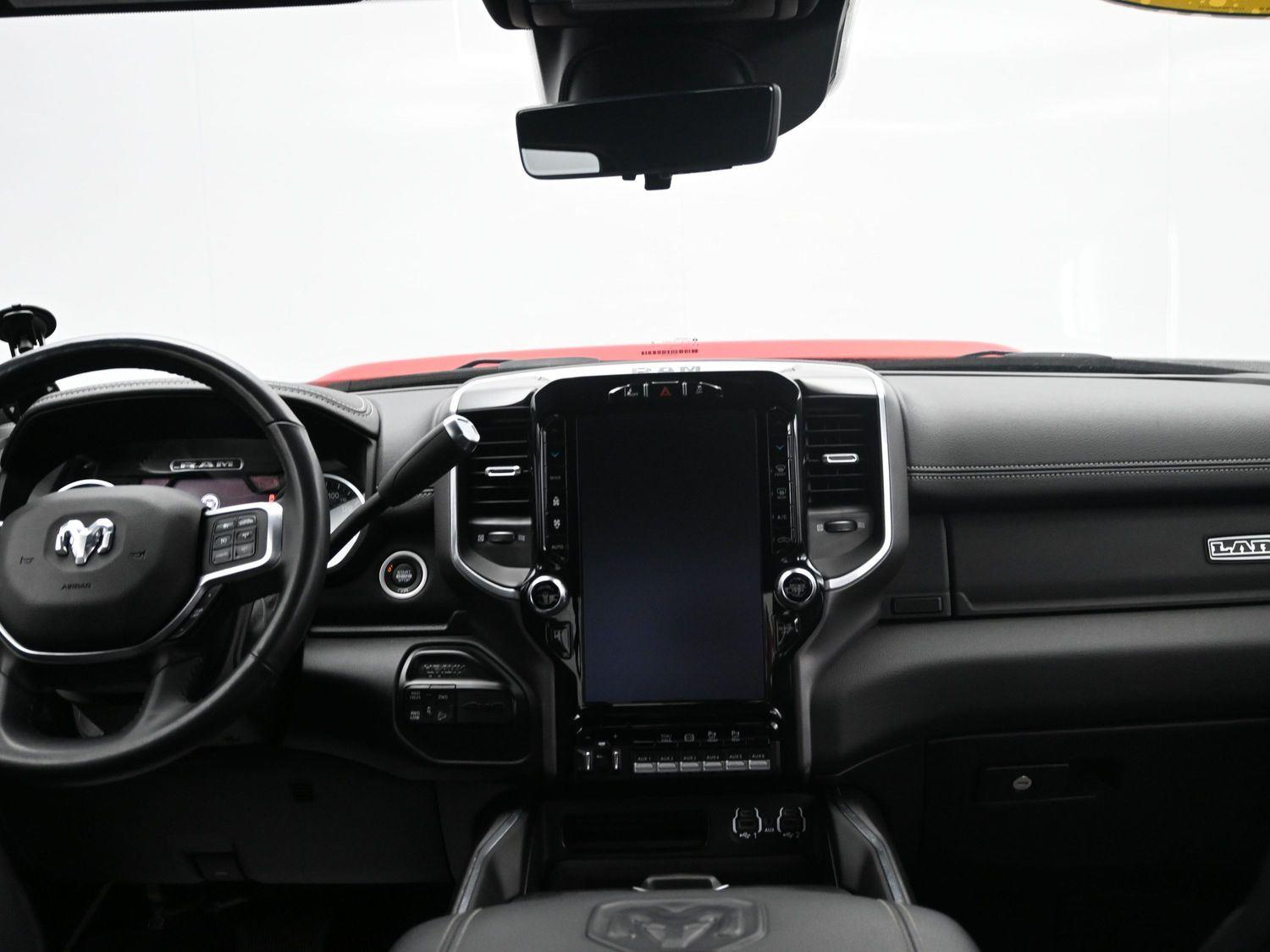 Used 2021 Flame Red Clearcoat Ram Laramie image 15