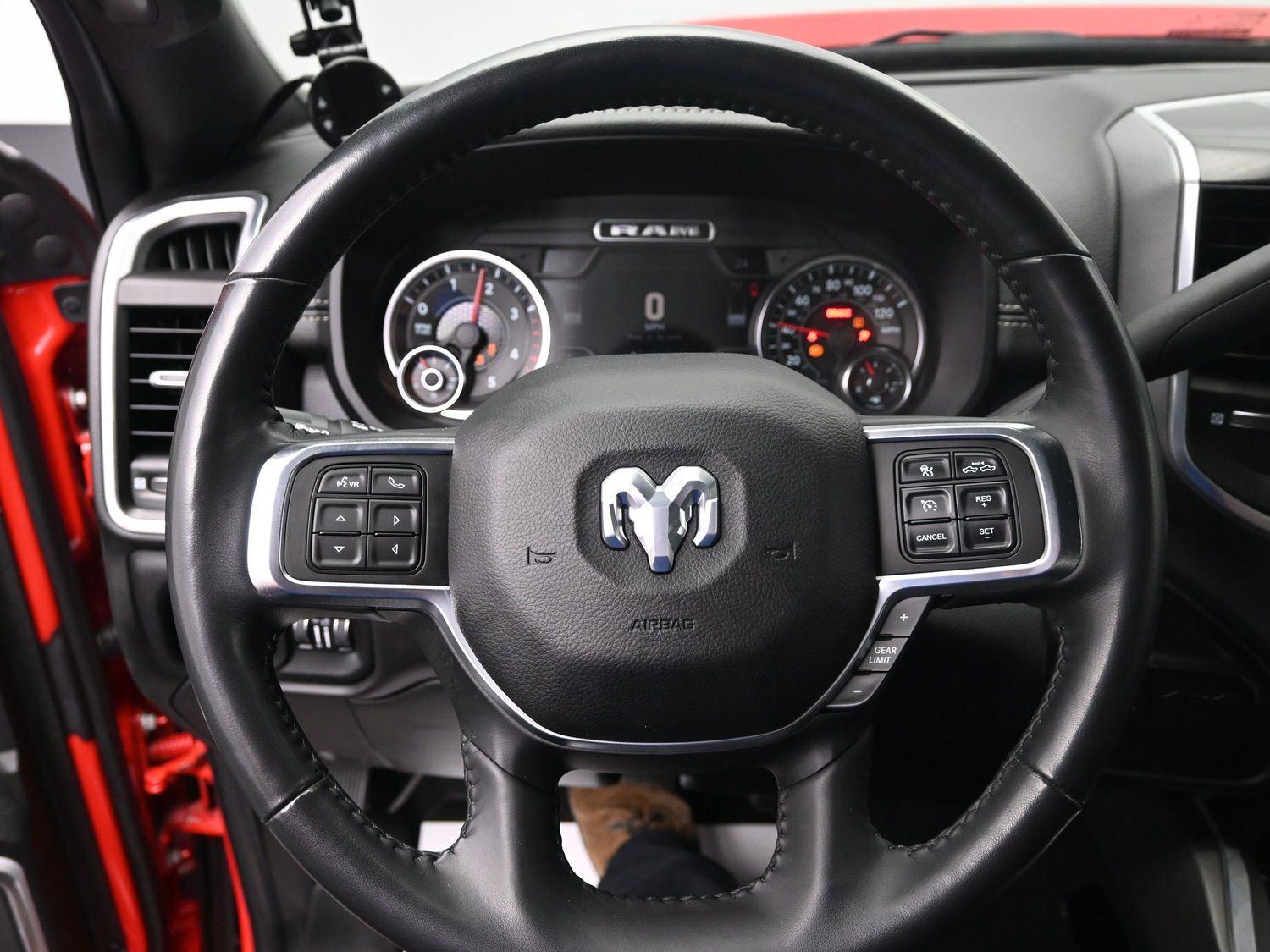 Used 2021 Flame Red Clearcoat Ram Laramie image 24