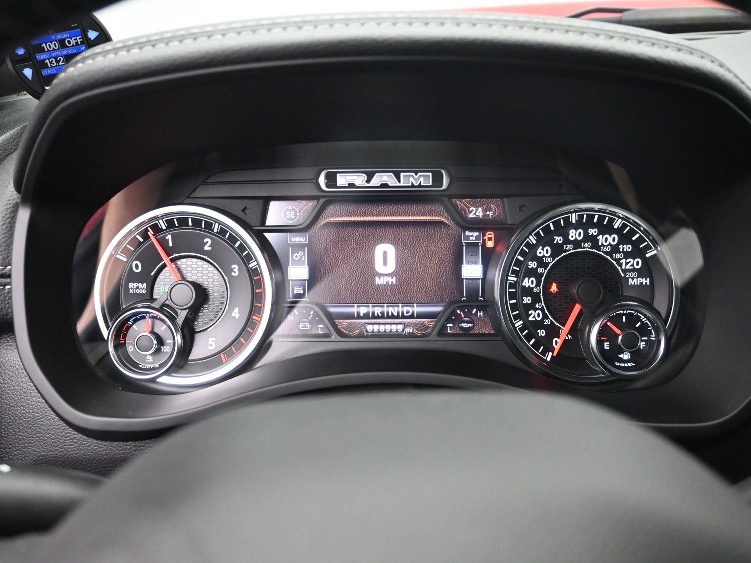 Used 2021 Flame Red Clearcoat Ram Laramie image 27