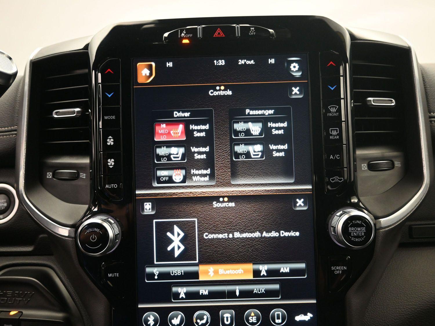 Used 2021 Flame Red Clearcoat Ram Laramie image 29