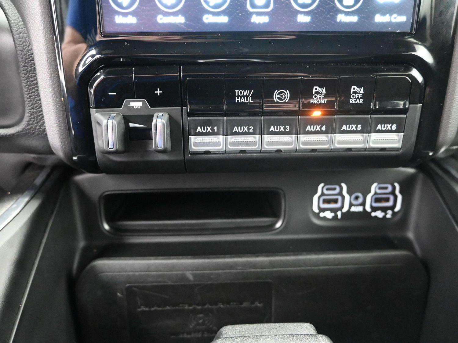 Used 2021 Flame Red Clearcoat Ram Laramie image 31