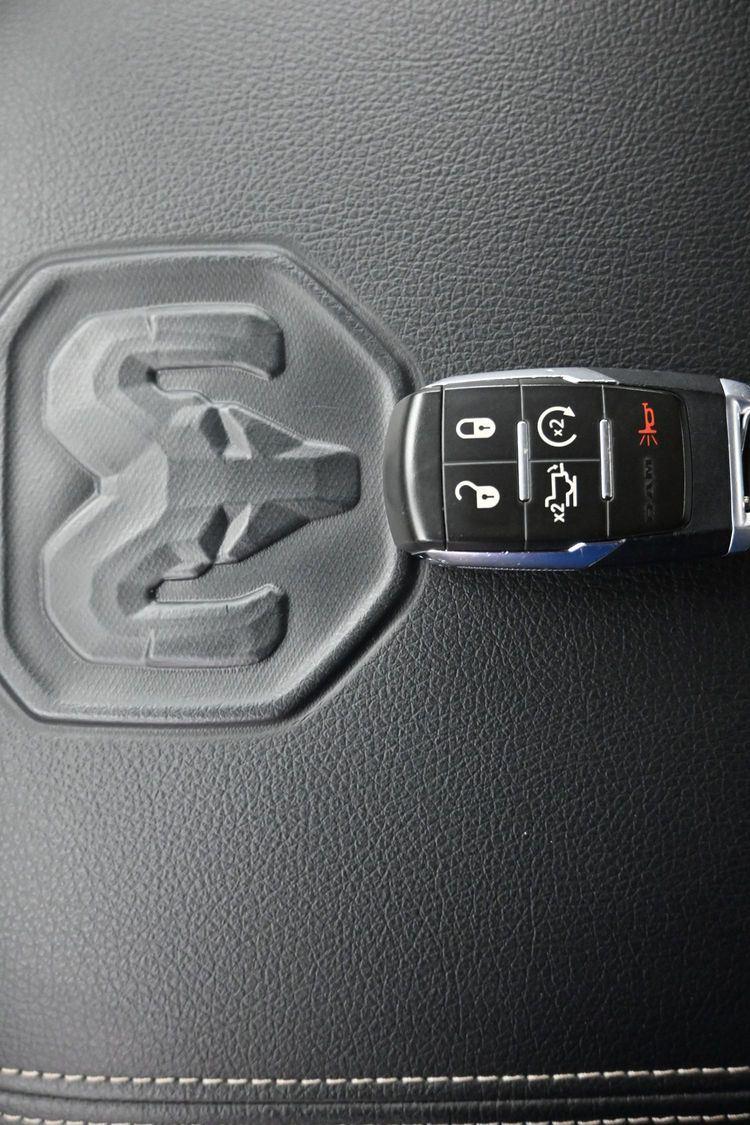 Used 2021 Flame Red Clearcoat Ram Laramie image 36