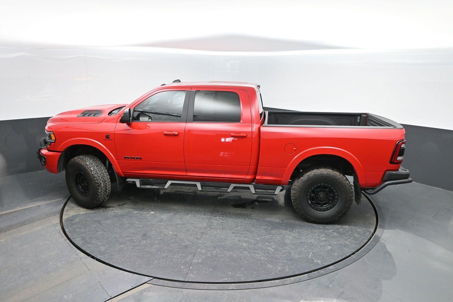 Used 2021 Flame Red Clearcoat Ram Laramie image 41