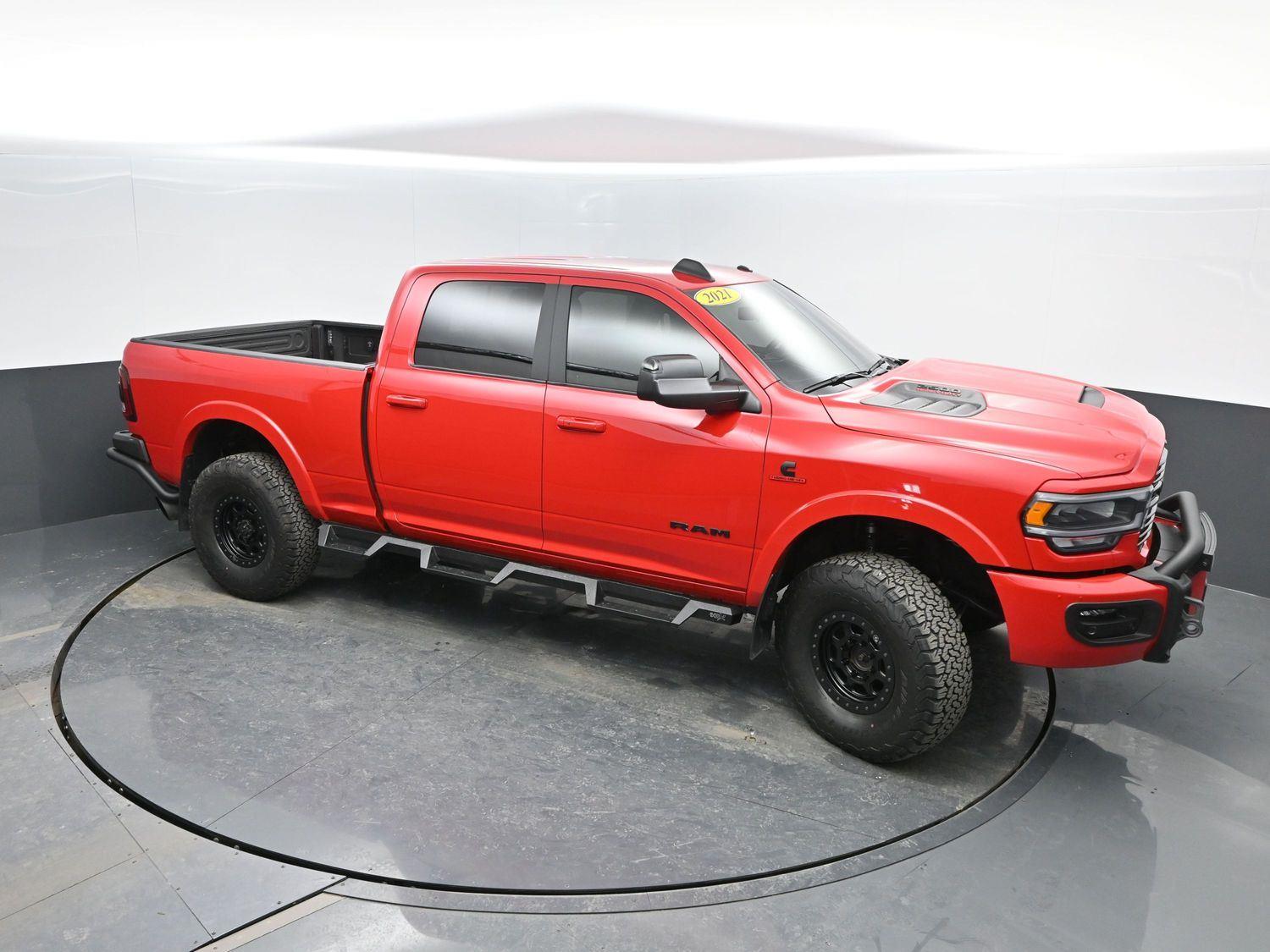 Used 2021 Flame Red Clearcoat Ram Laramie image 43