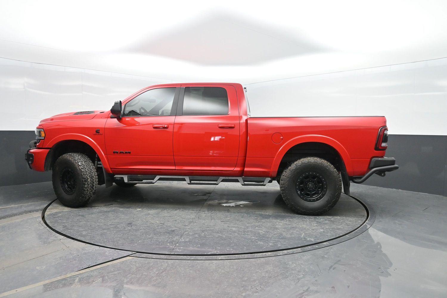 Used 2021 Flame Red Clearcoat Ram Laramie image 44