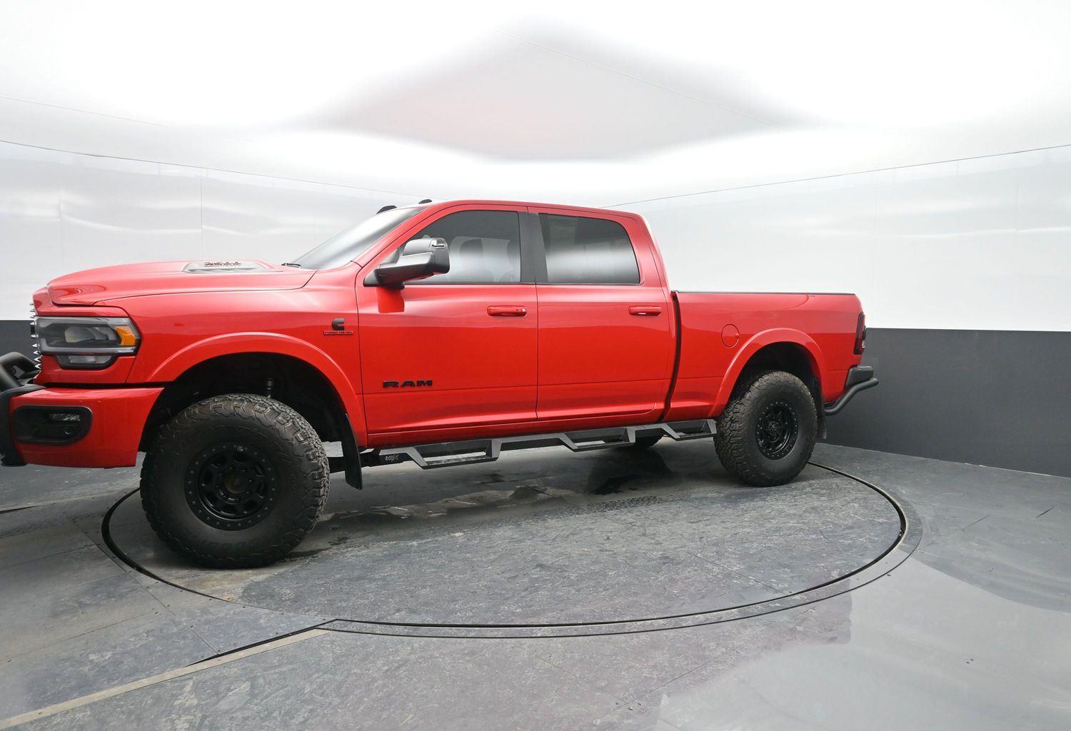 Used 2021 Flame Red Clearcoat Ram Laramie image 45