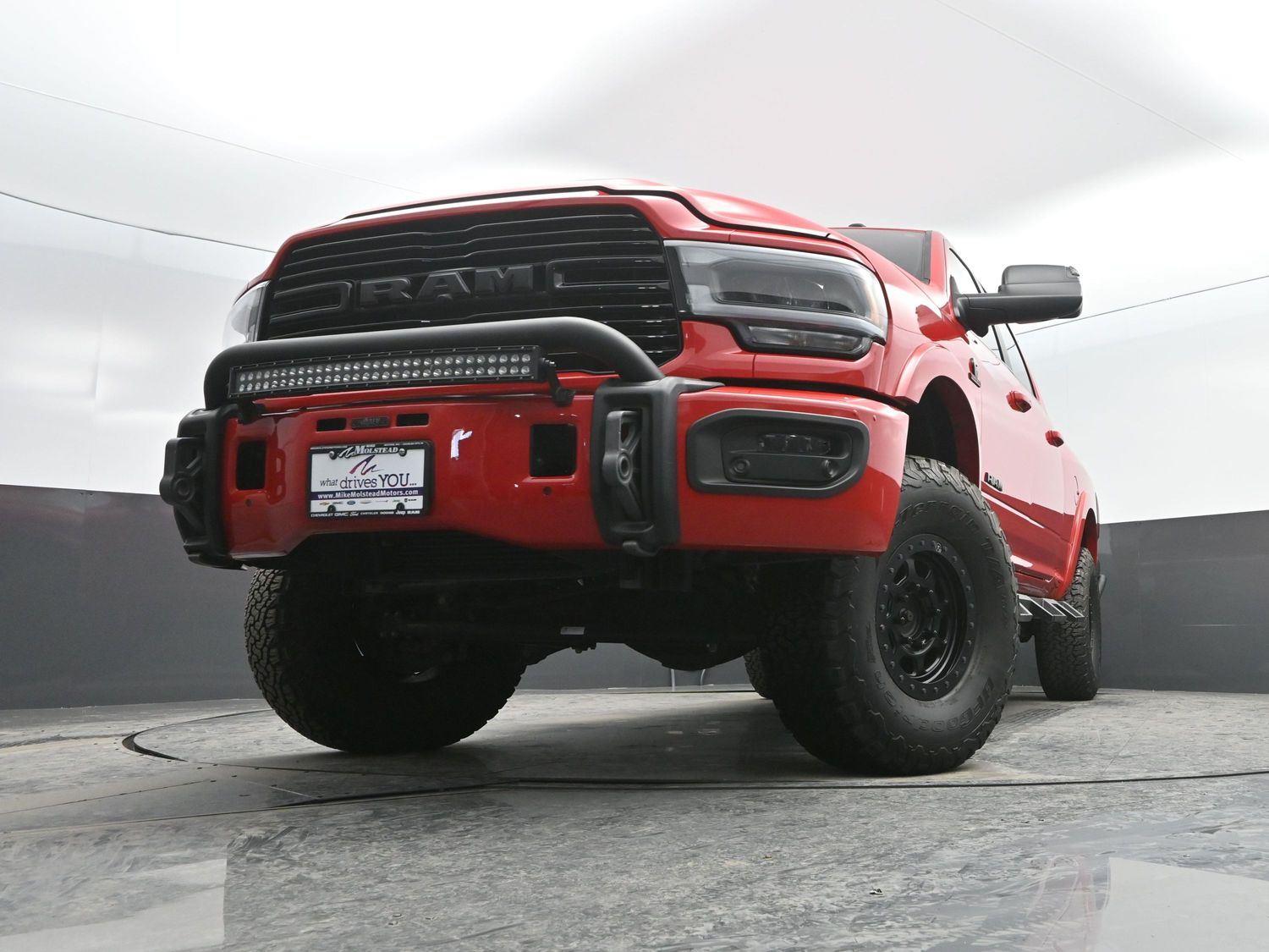 Used 2021 Flame Red Clearcoat Ram Laramie image 48