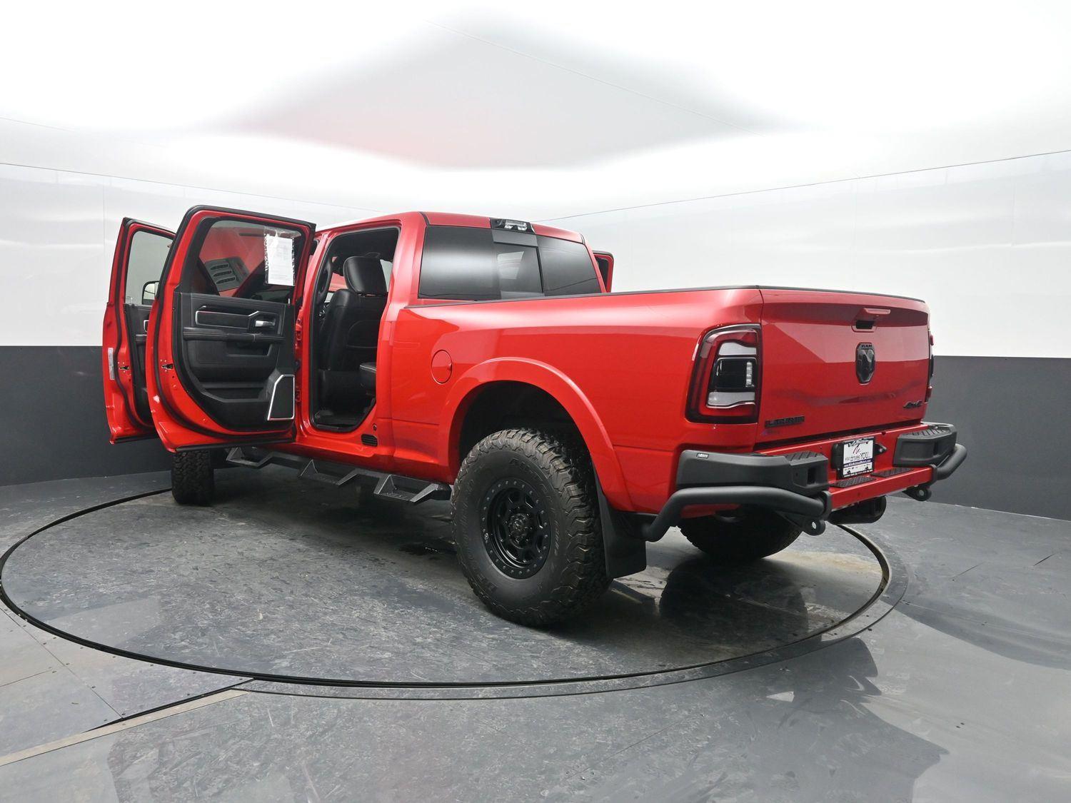 Used 2021 Flame Red Clearcoat Ram Laramie image 50