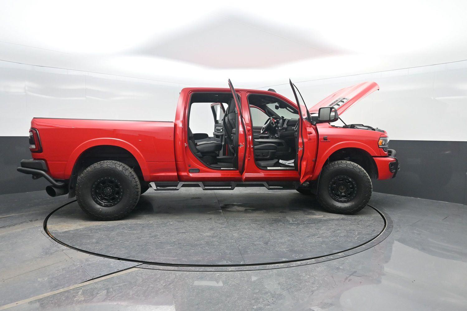 Used 2021 Flame Red Clearcoat Ram Laramie image 51