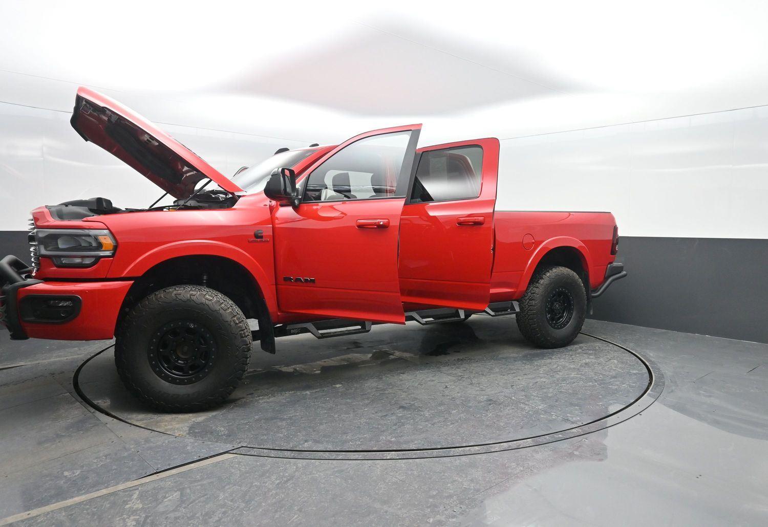 Used 2021 Flame Red Clearcoat Ram Laramie image 52