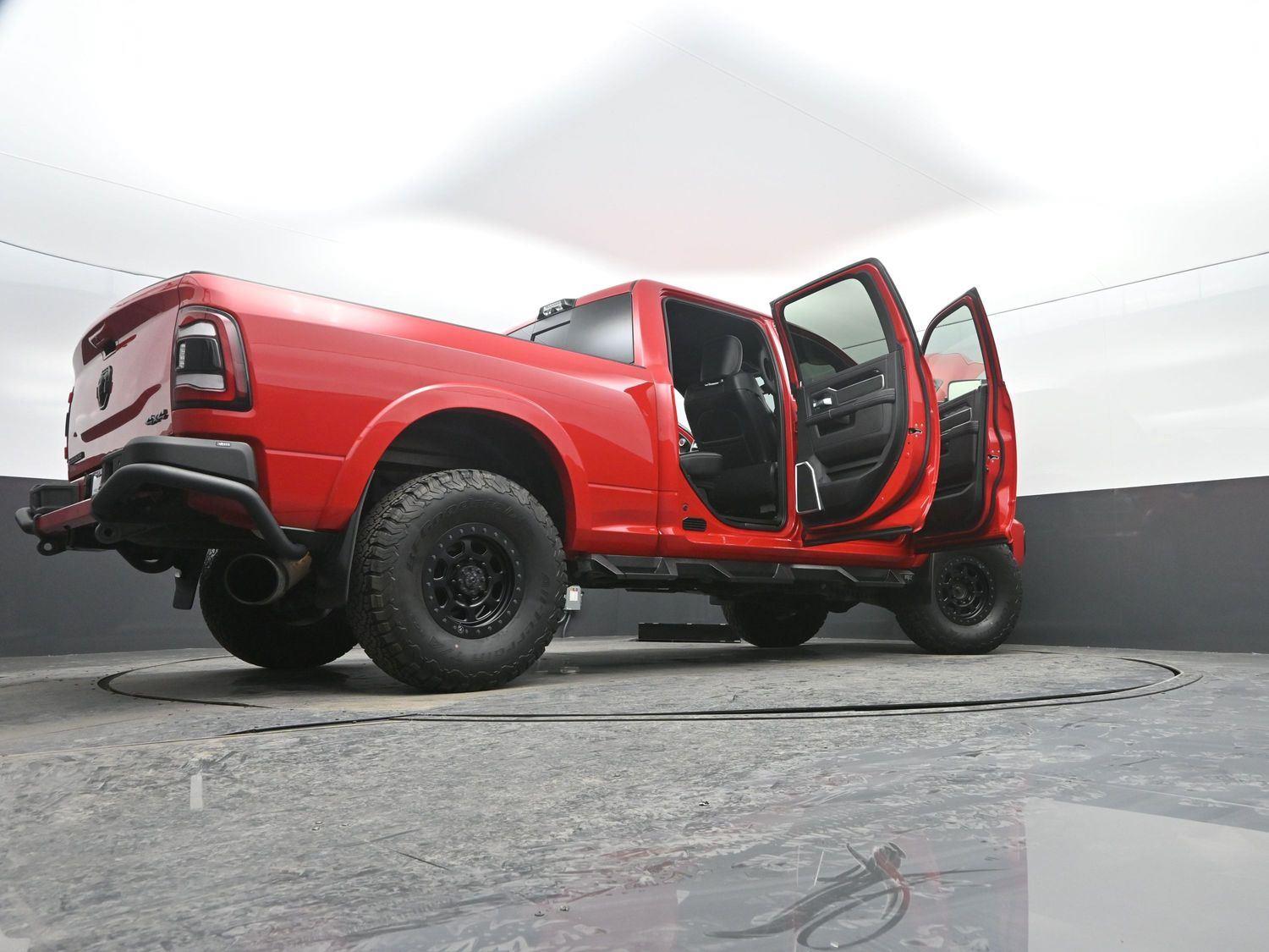 Used 2021 Flame Red Clearcoat Ram Laramie image 53