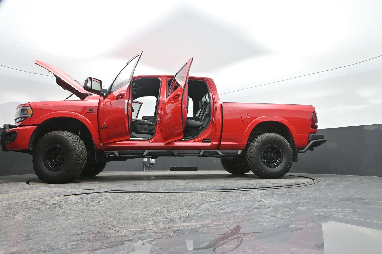 Used 2021 Flame Red Clearcoat Ram Laramie image 54