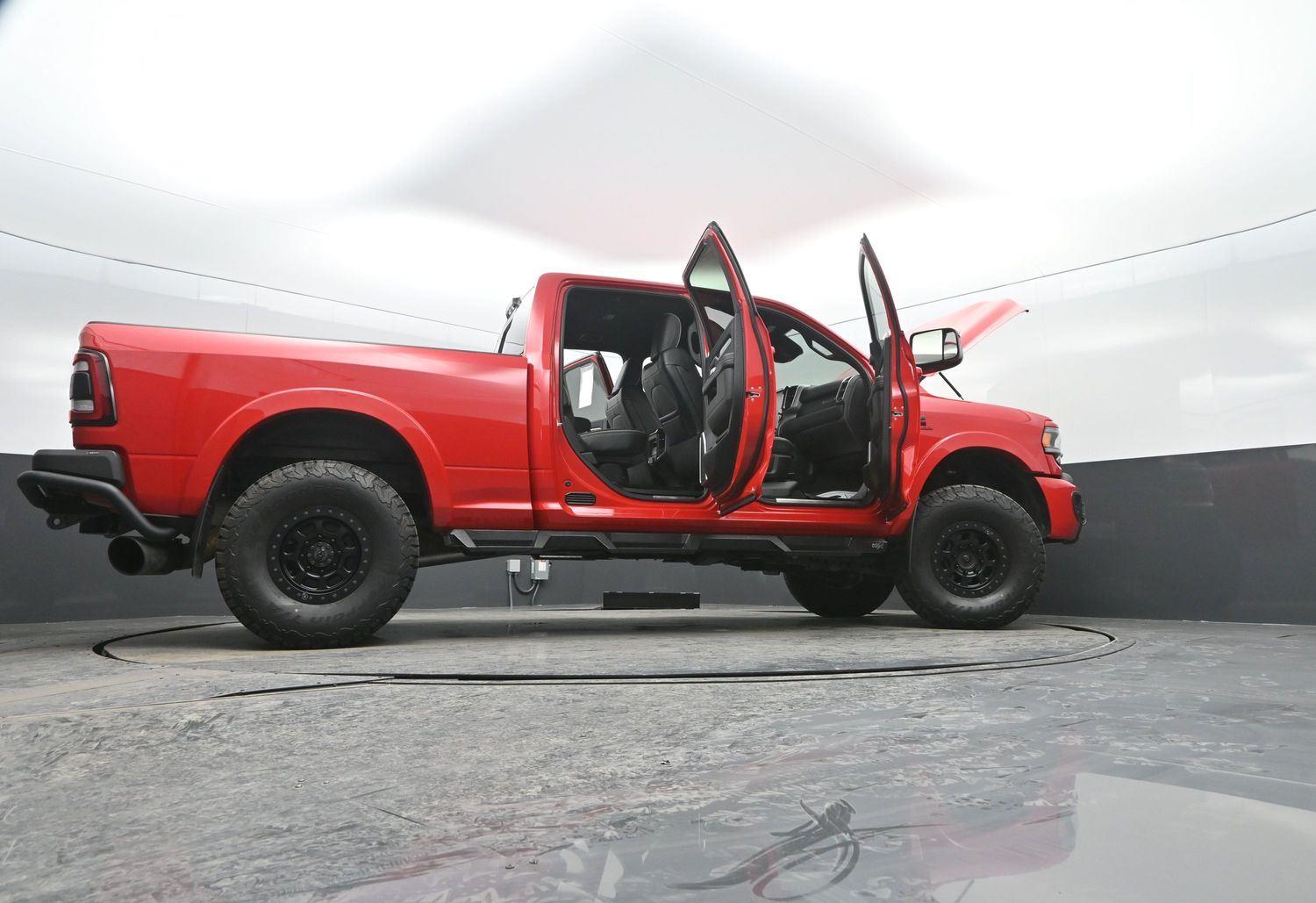 Used 2021 Flame Red Clearcoat Ram Laramie image 55