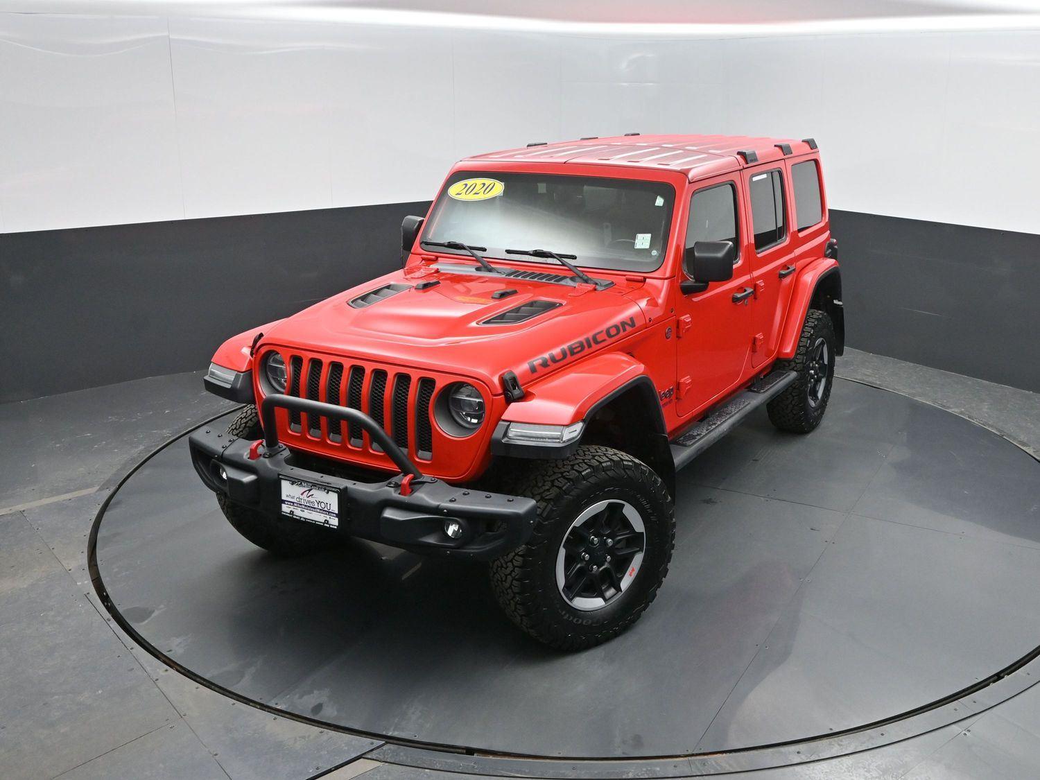 Used 2020 Firecracker Red Clearcoat Jeep Rubicon image 33