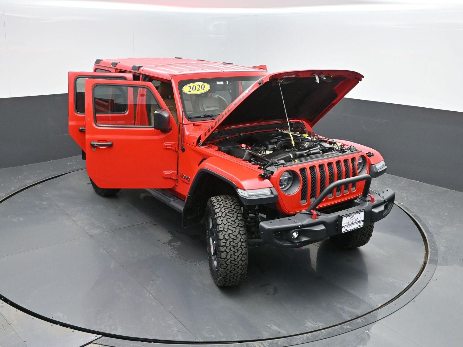 Used 2020 Firecracker Red Clearcoat Jeep Rubicon image 42