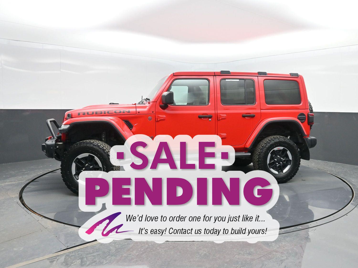 Firecracker Red Clearcoat 2020 Jeep Wrangler Unlimited Rubicon 4WD SUV / Crossover Four-Wheel Drive 8-Speed Automatic