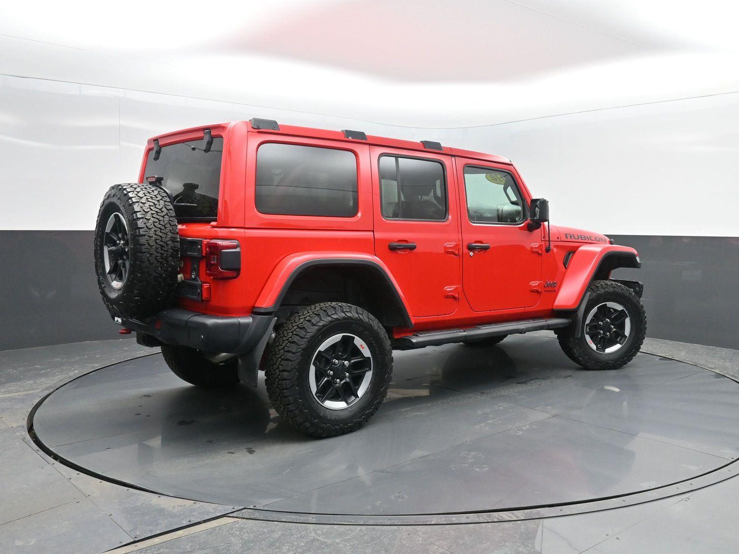 Used 2020 Firecracker Red Clearcoat Jeep Rubicon image 2