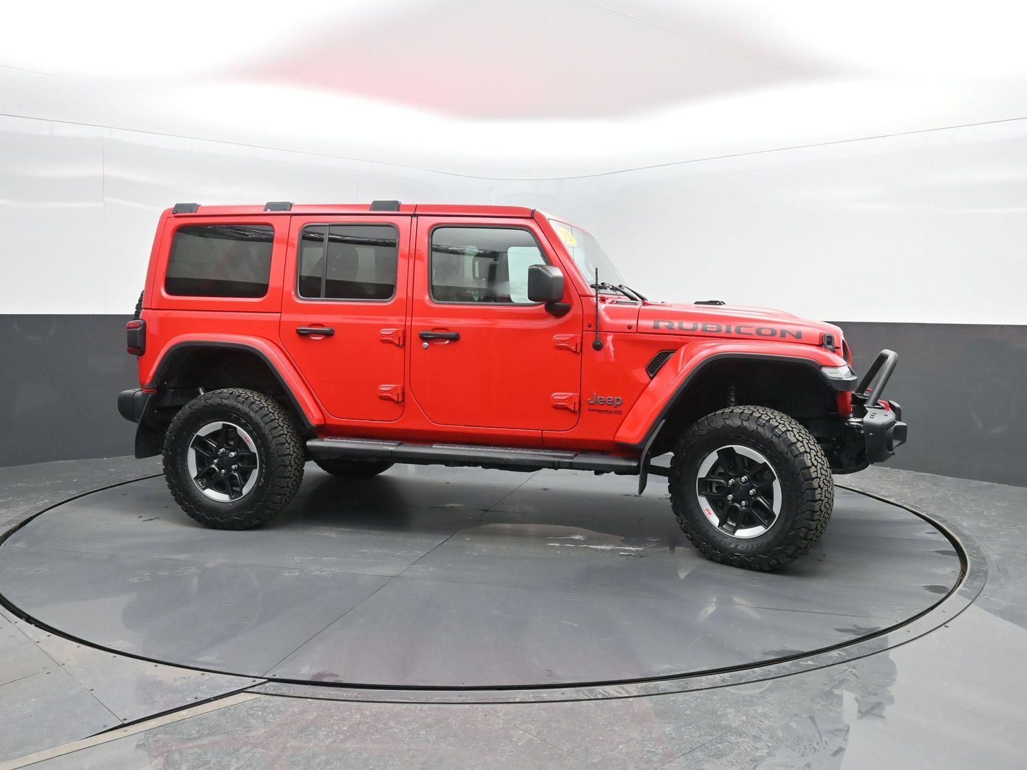Used 2020 Firecracker Red Clearcoat Jeep Rubicon image 3