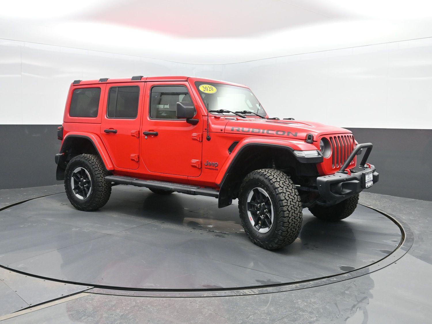 Used 2020 Firecracker Red Clearcoat Jeep Rubicon image 4