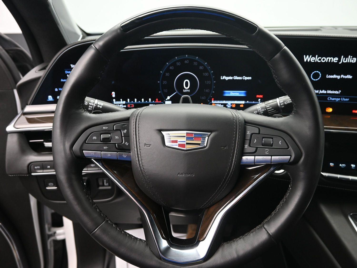 Used 2023 Crystal White Tricoat Cadillac 4WD Sport Platinum image 28