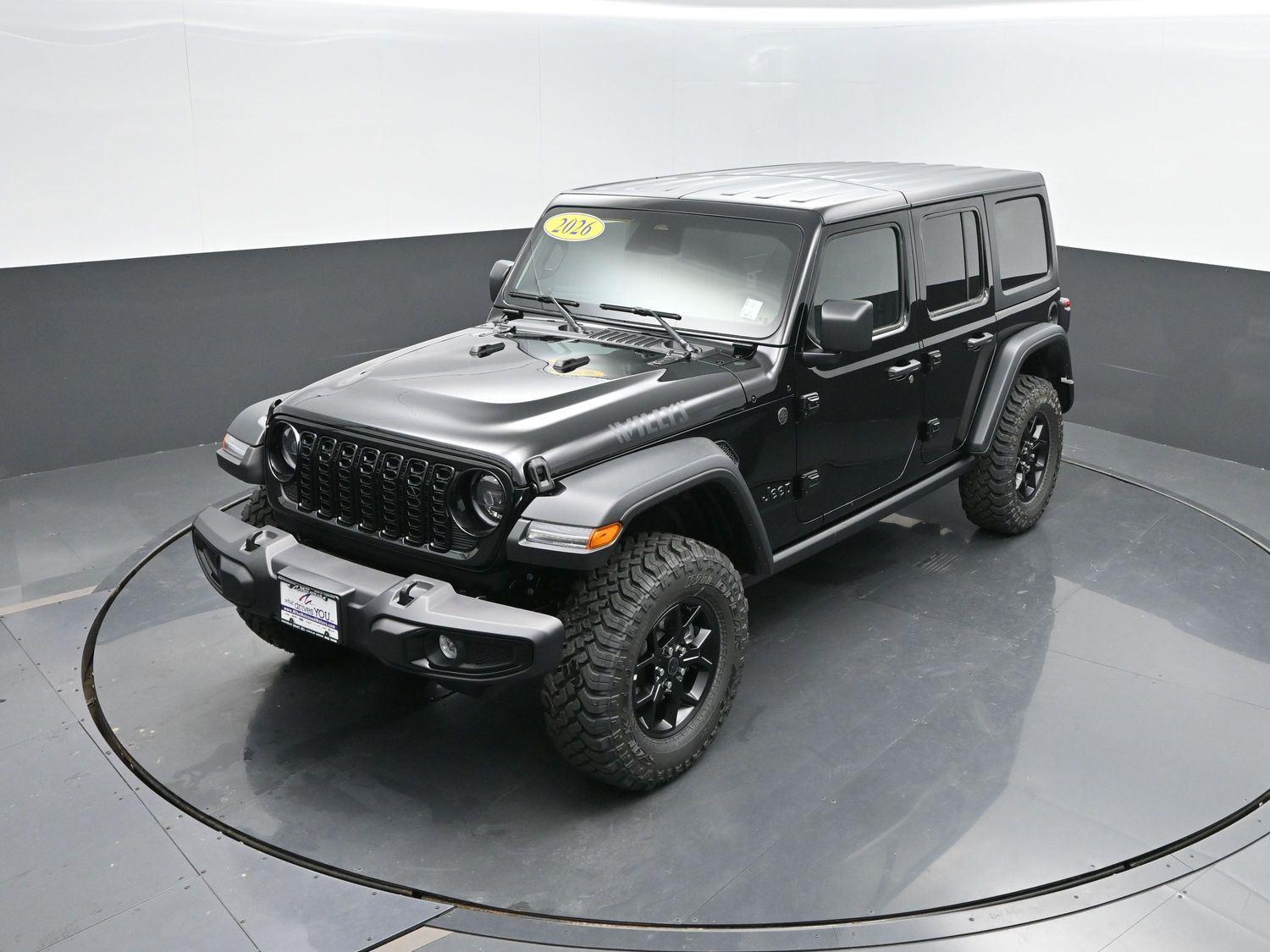 Used 2026 Black Clearcoat Jeep Willys image 32