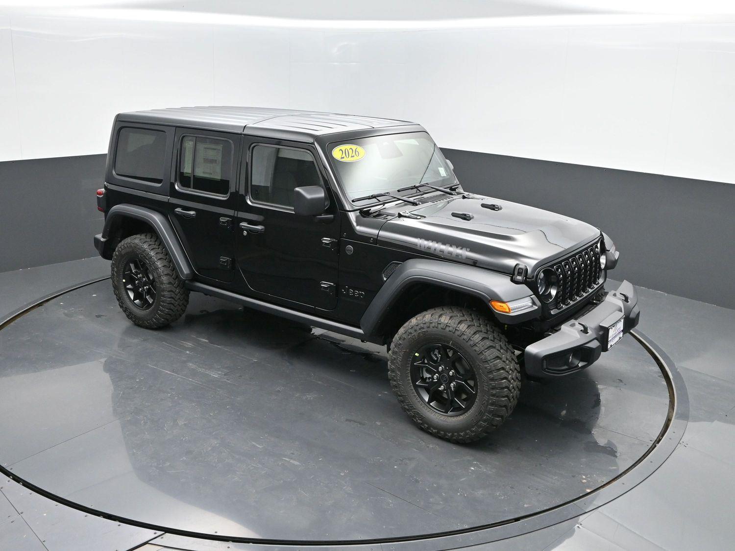 Used 2026 Black Clearcoat Jeep Willys image 35