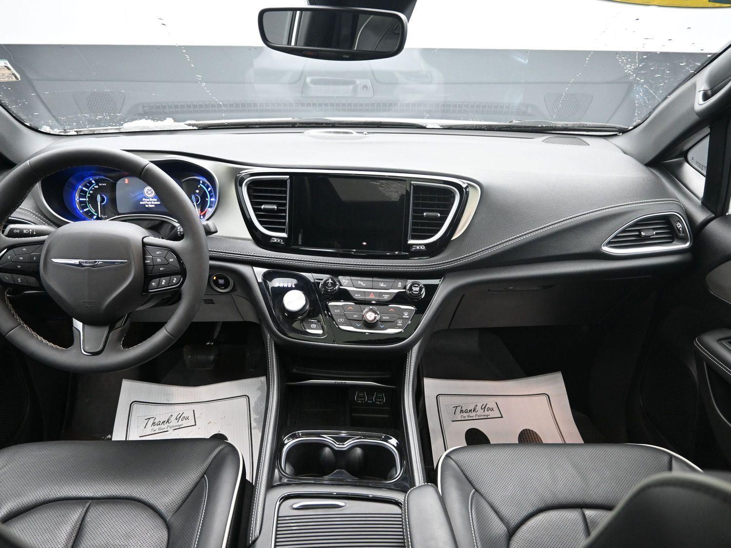 Used 2024 Bright White Clearcoat Chrysler Hybrid Premium S Appearance Pkg image 13