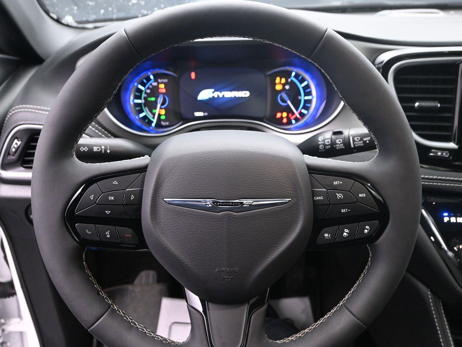 Used 2024 Bright White Clearcoat Chrysler Hybrid Premium S Appearance Pkg image 24