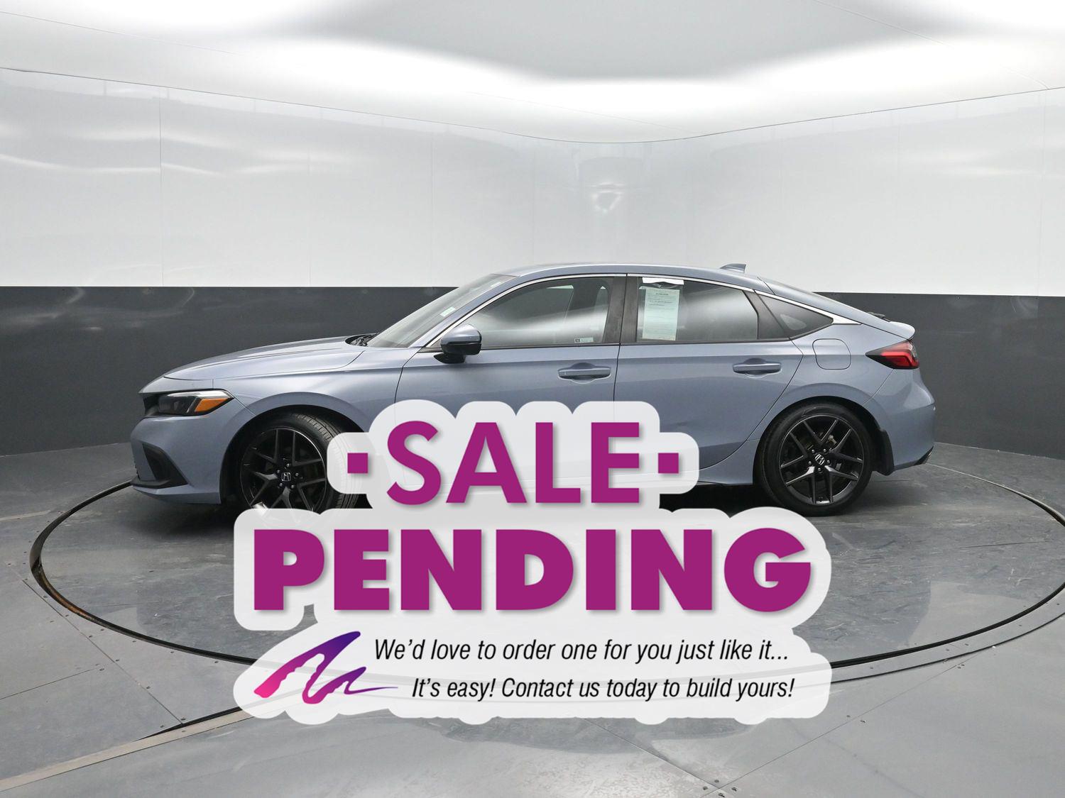 Sonic Gray Pearl 2023 Honda Civic Hatchback Sport Touring FWD Hatchback Front-Wheel Drive Continuously Variable Transmission