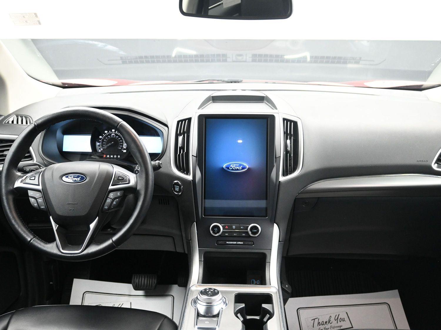 Used 2022 Rapid Red Metallic Tinted Clearcoat Ford SEL image 12