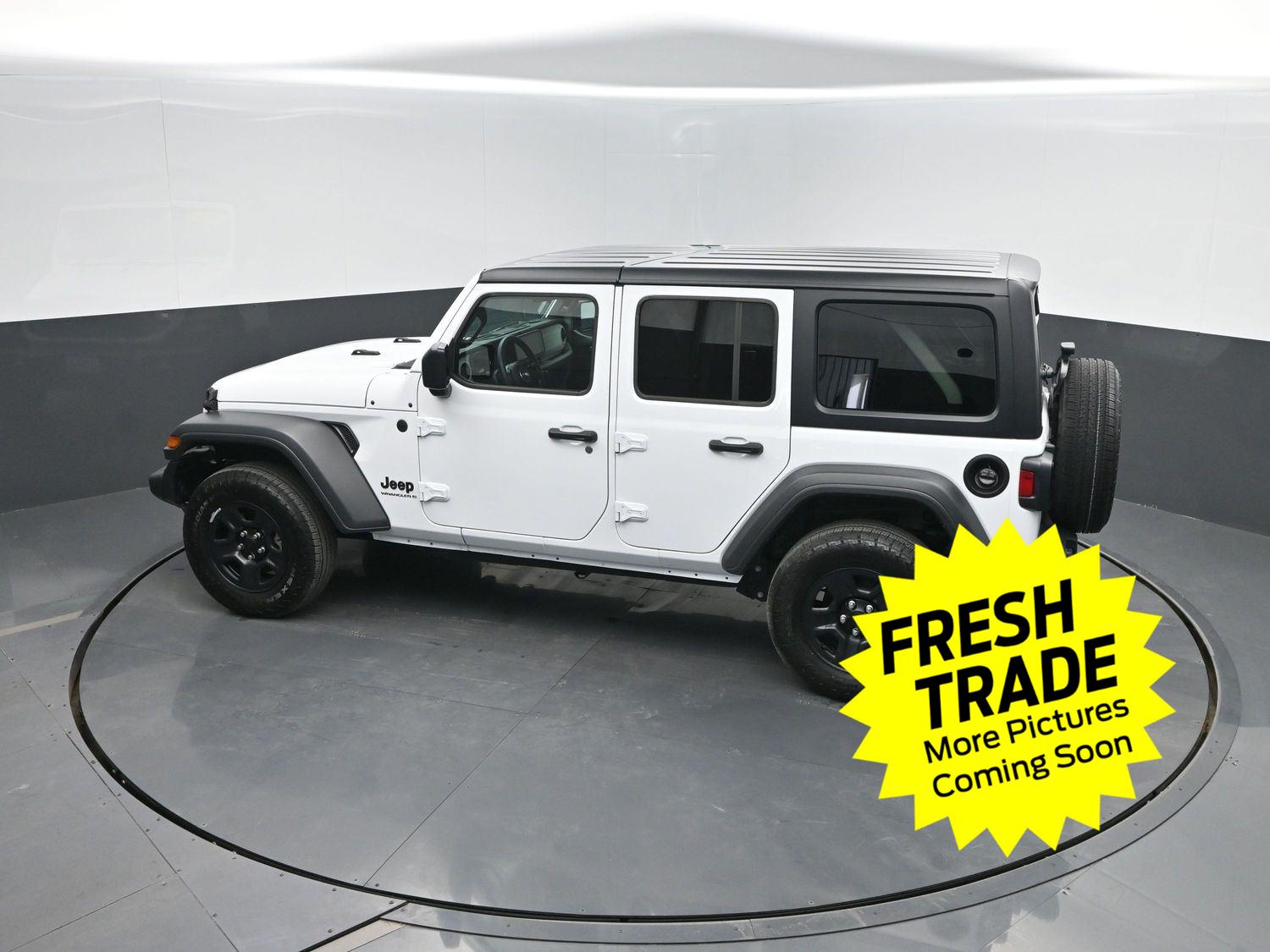 Used 2025 Bright White Clearcoat Jeep Sport image 32