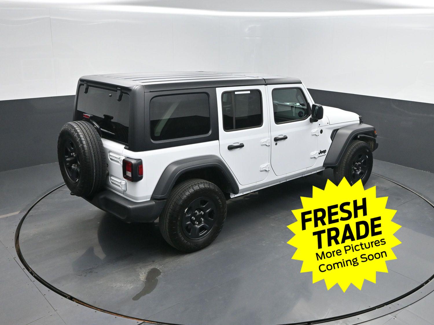 Used 2025 Bright White Clearcoat Jeep Sport image 33