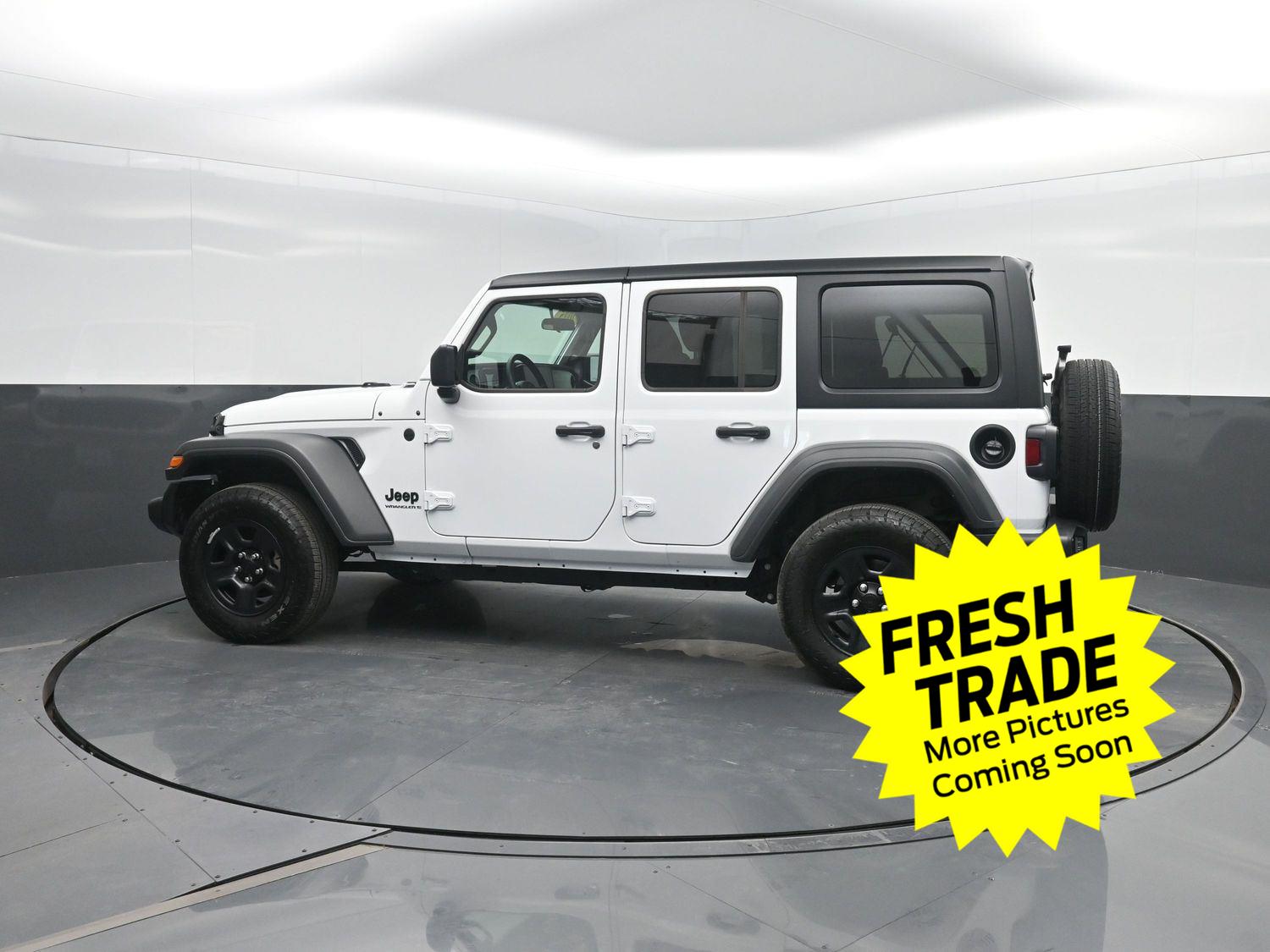 Used 2025 Bright White Clearcoat Jeep Sport image 35
