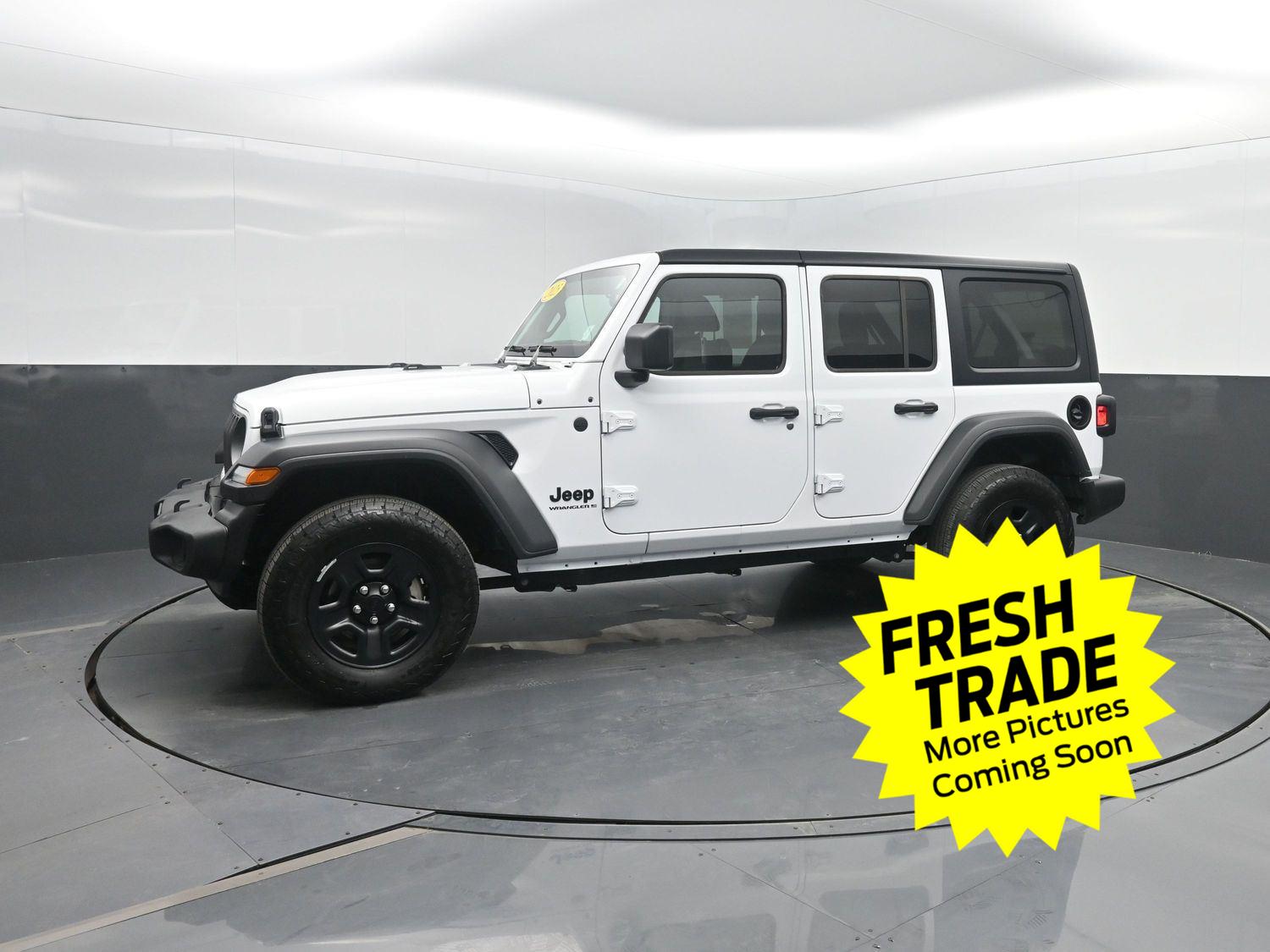 Used 2025 Bright White Clearcoat Jeep Sport image 36